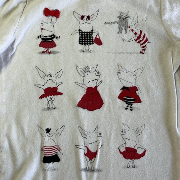 Olivia Pig - Gymboree long sleeve t-shirt size 7 - Picture 1 of 3